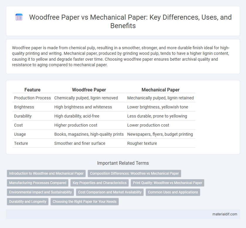 Woodfree Paper vs Mechanical Paper: Key Differences, Uses, and Benefits