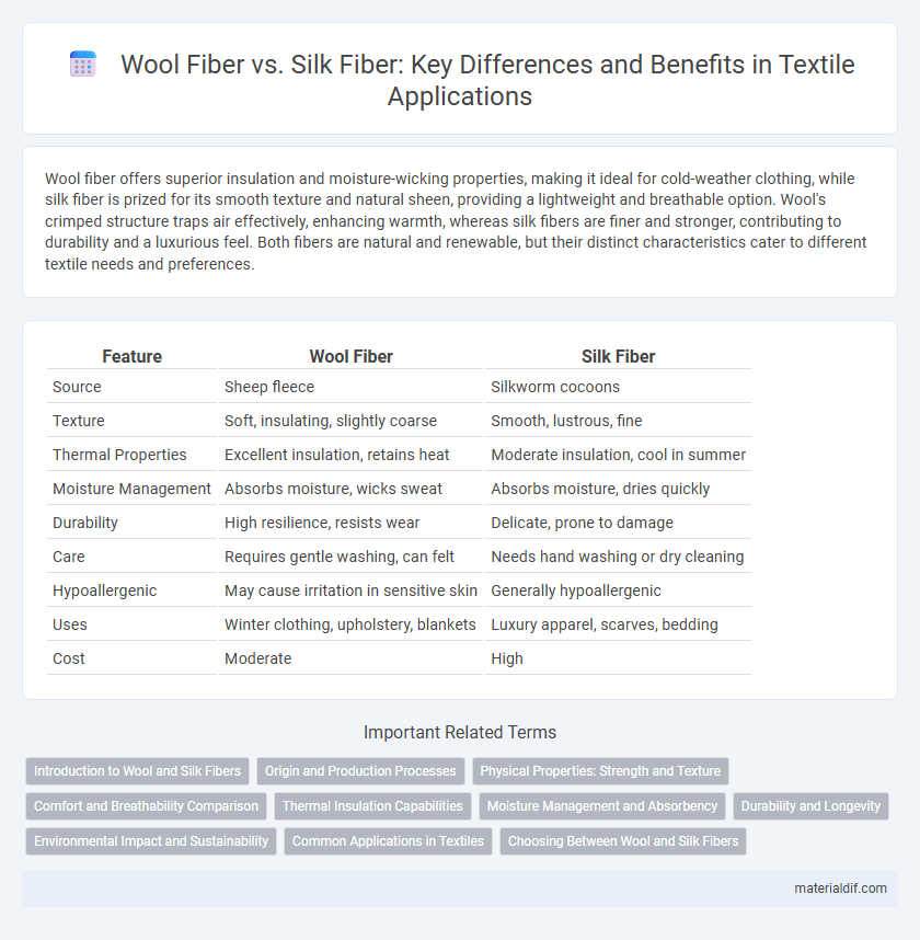 Wool Fiber vs. Silk Fiber: Key Differences and Benefits in Textile Applications