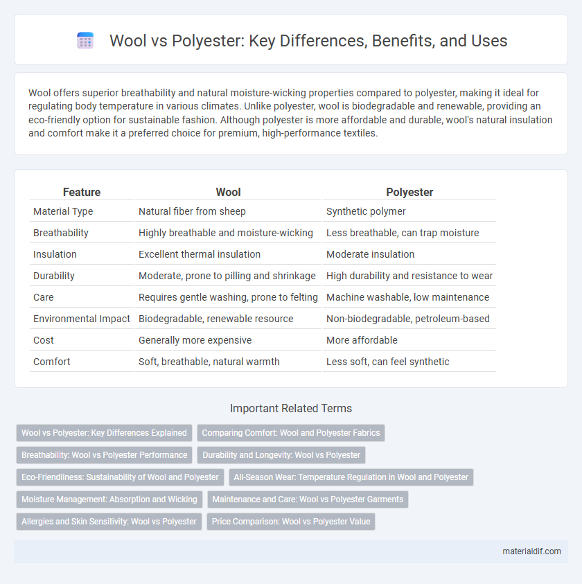 Wool vs Polyester: Key Differences, Benefits, and Uses
