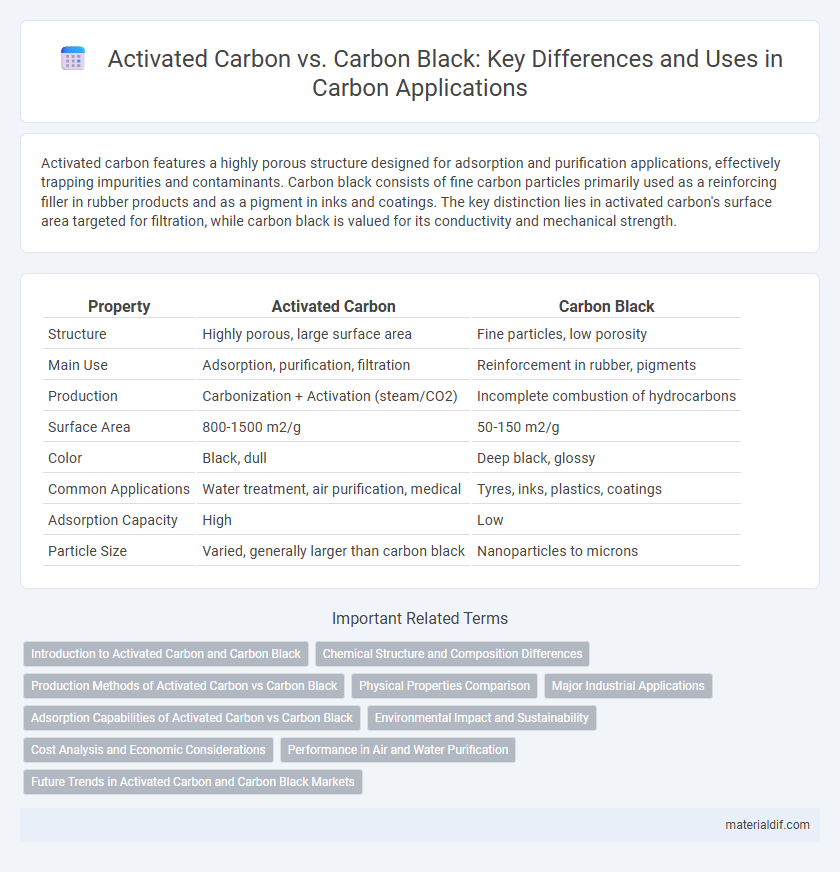 Activated Carbon vs. Carbon Black: Key Differences and Uses in Carbon Applications