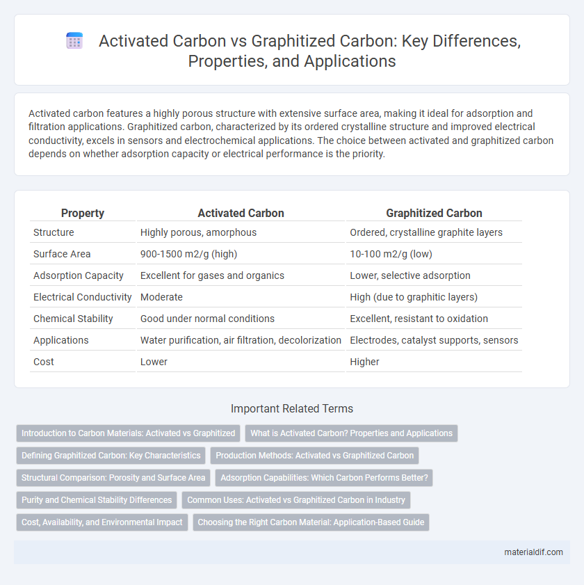 Activated Carbon vs Graphitized Carbon: Key Differences, Properties, and Applications