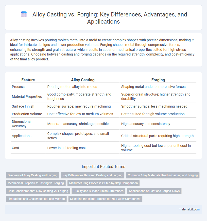 Alloy Casting vs. Forging: Key Differences, Advantages, and Applications