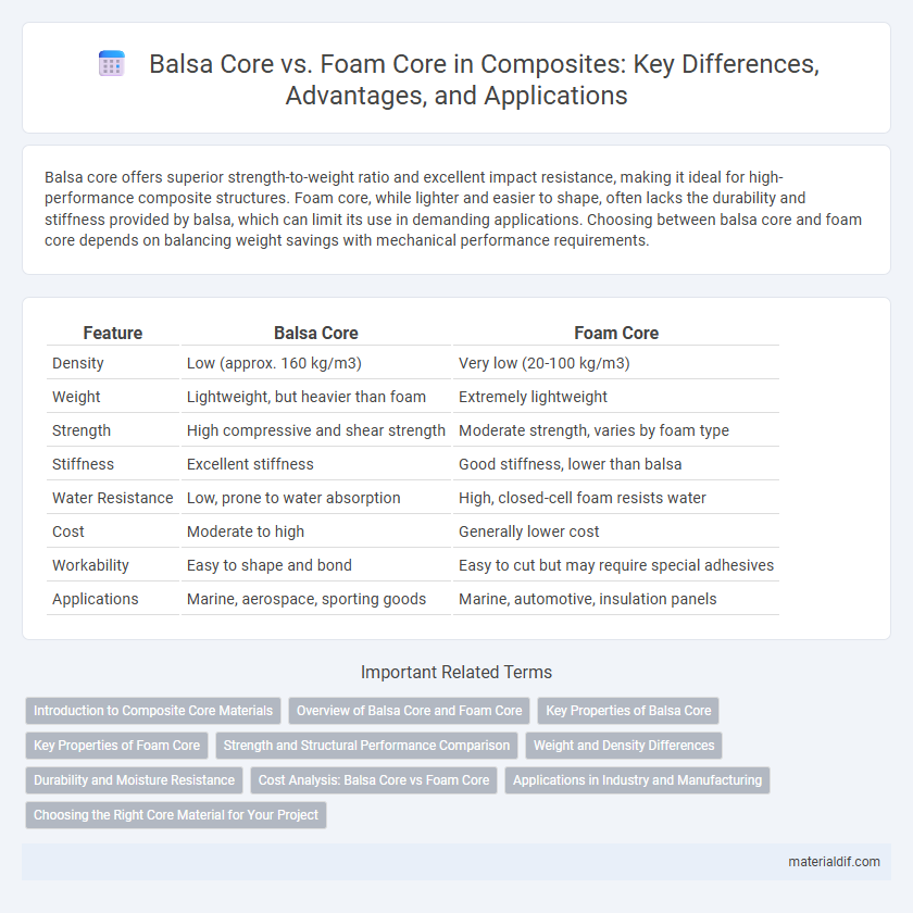 Balsa Core vs. Foam Core in Composites: Key Differences, Advantages, and Applications