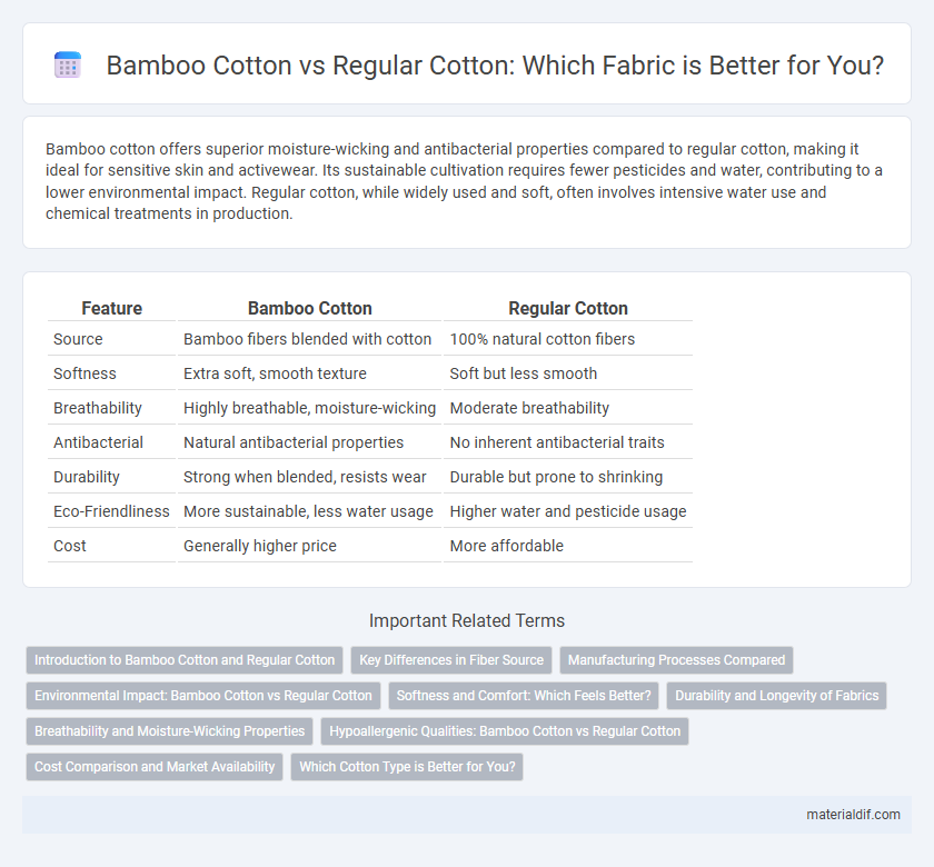 Bamboo Cotton vs Regular Cotton: Which Fabric is Better for You?