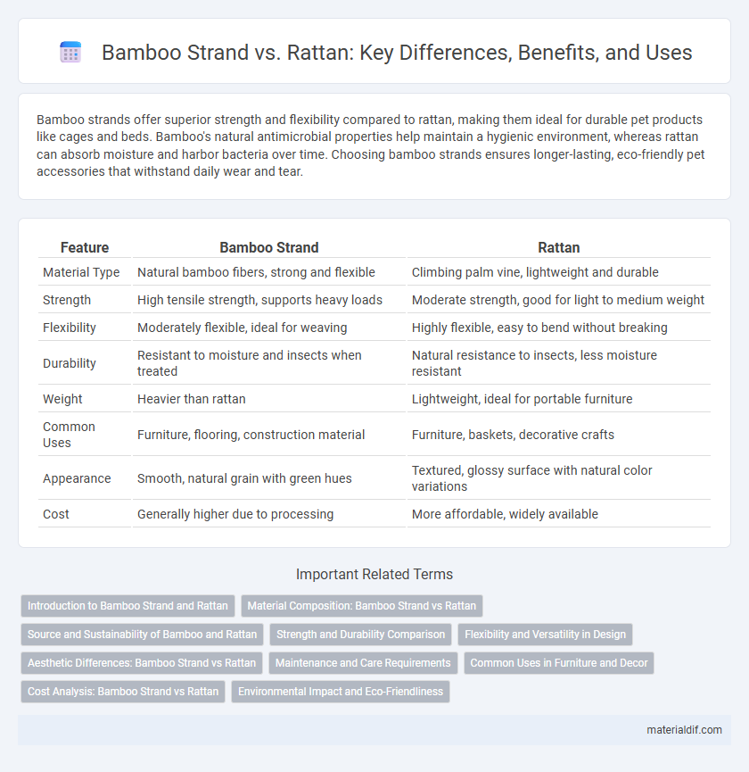 Bamboo Strand vs. Rattan: Key Differences, Benefits, and Uses