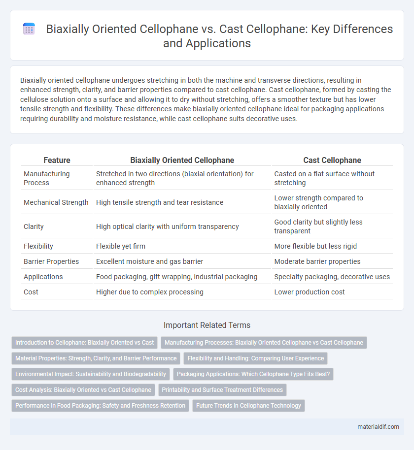 Biaxially Oriented Cellophane vs. Cast Cellophane: Key Differences and Applications