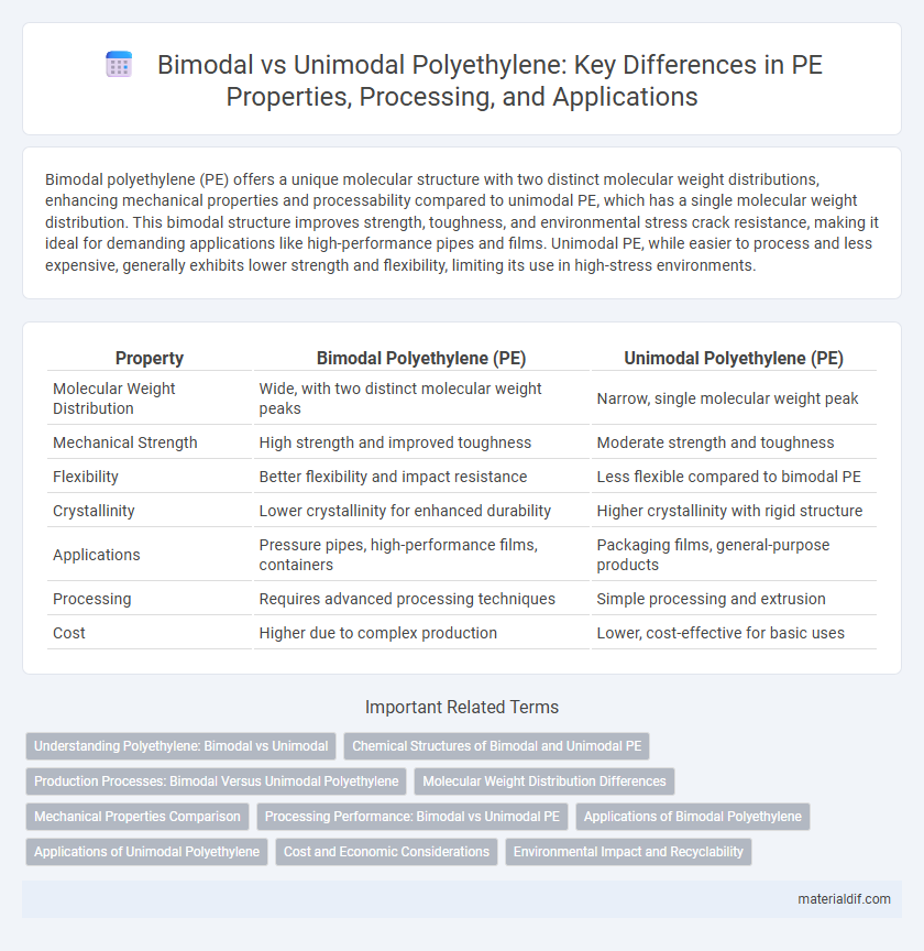 Bimodal vs Unimodal Polyethylene: Key Differences in PE Properties, Processing, and Applications