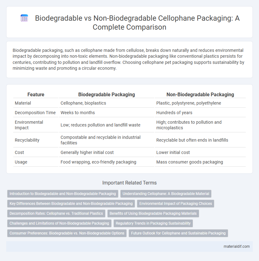 Biodegradable vs Non-Biodegradable Cellophane Packaging: A Complete Comparison