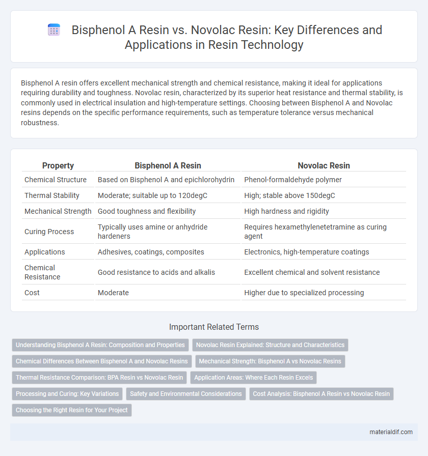 Bisphenol A Resin vs. Novolac Resin: Key Differences and Applications in Resin Technology