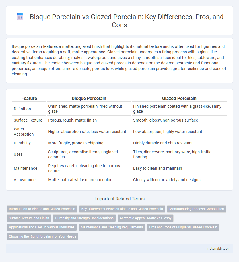 Bisque Porcelain vs Glazed Porcelain: Key Differences, Pros, and Cons