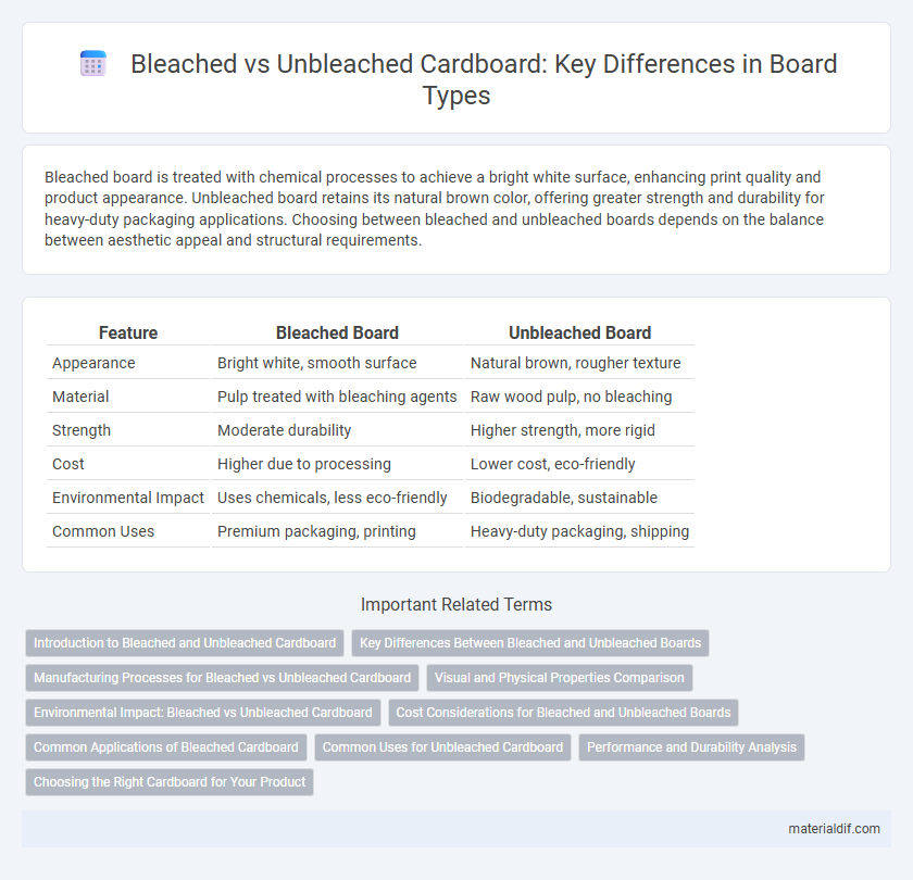 Bleached vs Unbleached Cardboard: Key Differences in Board Types