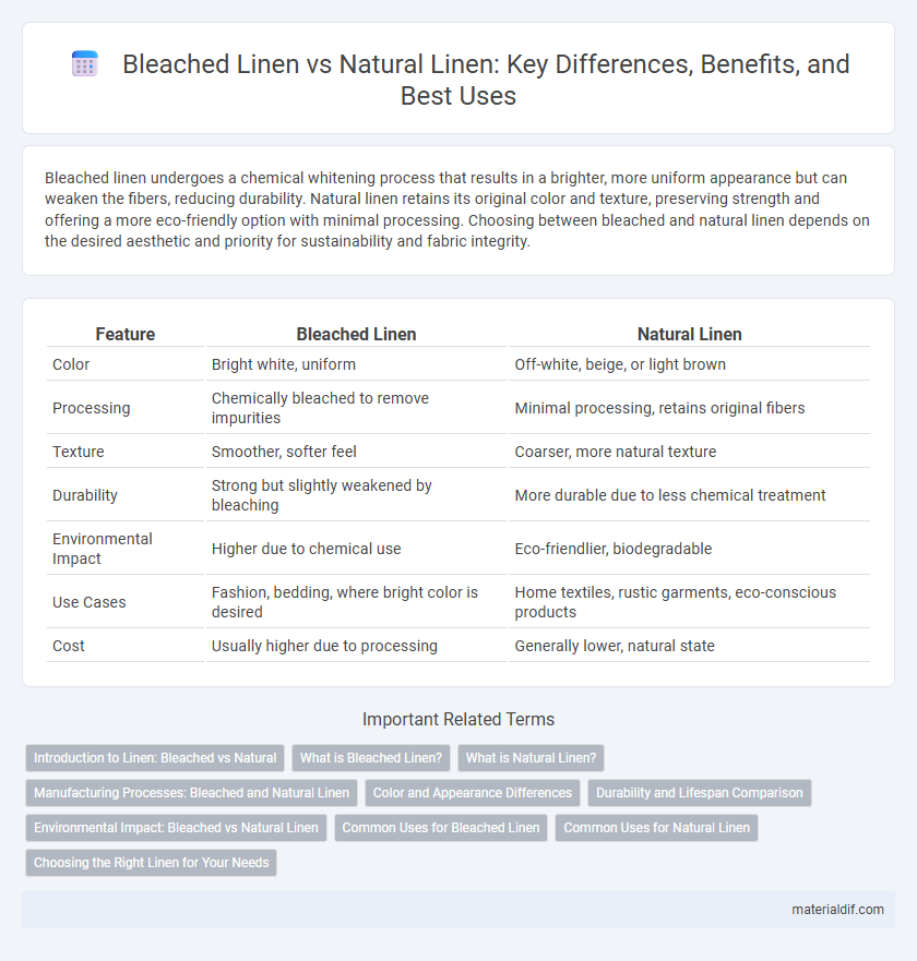 Bleached Linen vs Natural Linen: Key Differences, Benefits, and Best Uses
