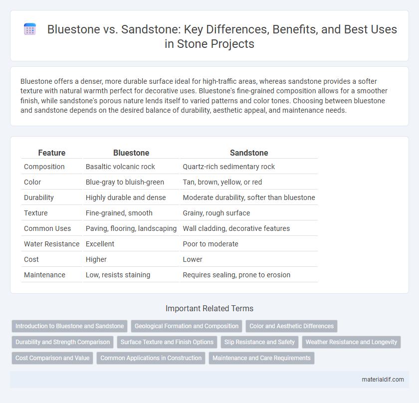 Bluestone vs. Sandstone: Key Differences, Benefits, and Best Uses in Stone Projects