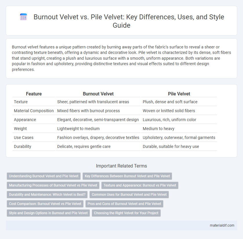 Burnout Velvet vs. Pile Velvet: Key Differences, Uses, and Style Guide