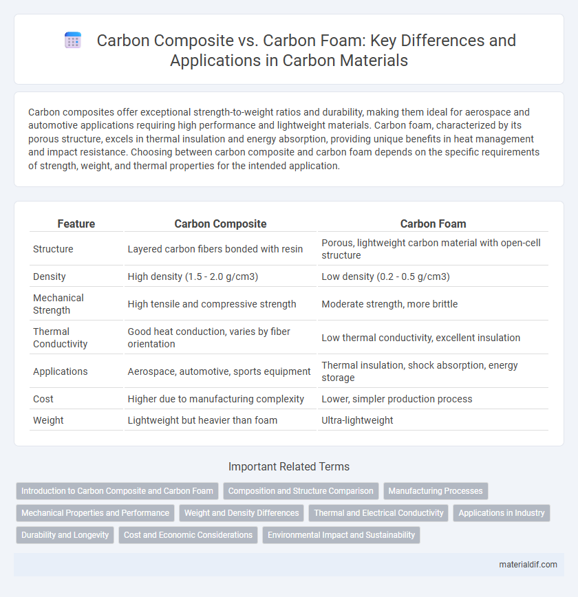 Carbon Composite vs. Carbon Foam: Key Differences and Applications in Carbon Materials