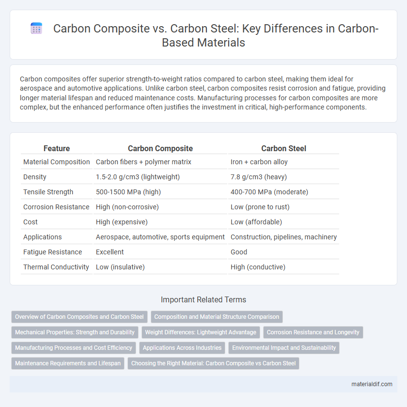 Carbon Composite vs. Carbon Steel: Key Differences in Carbon-Based Materials
