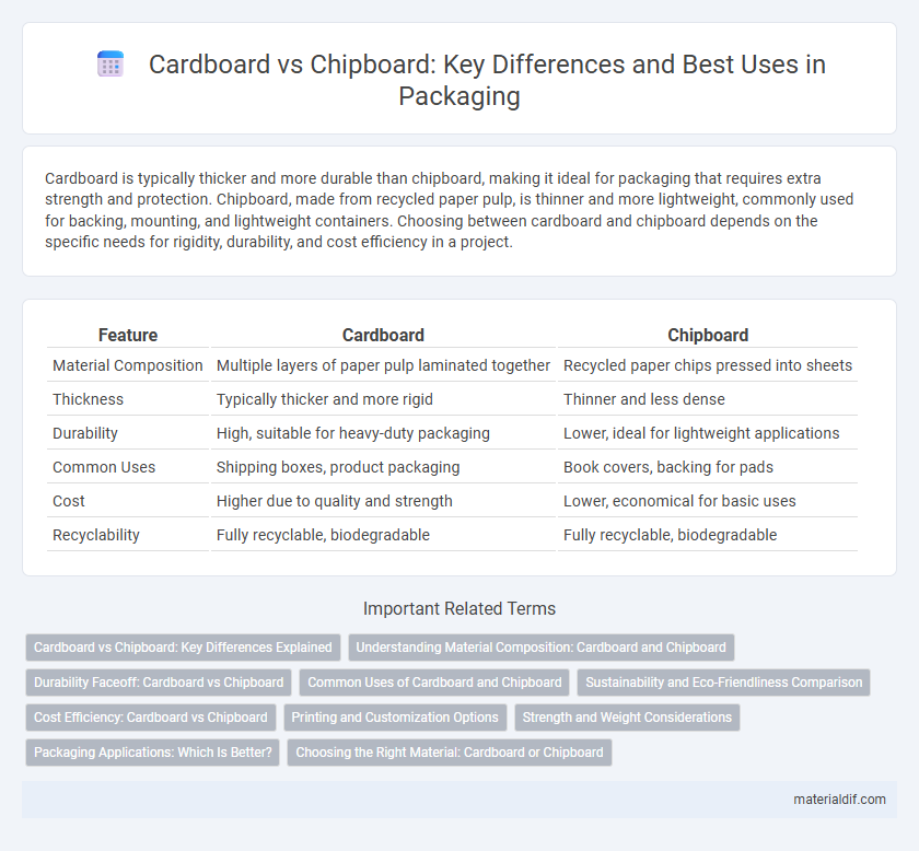 Cardboard vs Chipboard: Key Differences and Best Uses in Packaging