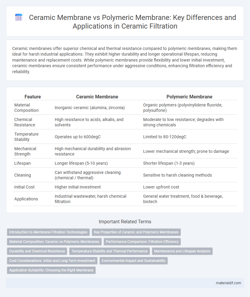 Ceramic Membrane vs Polymeric Membrane: Key Differences and Applications in Ceramic Filtration