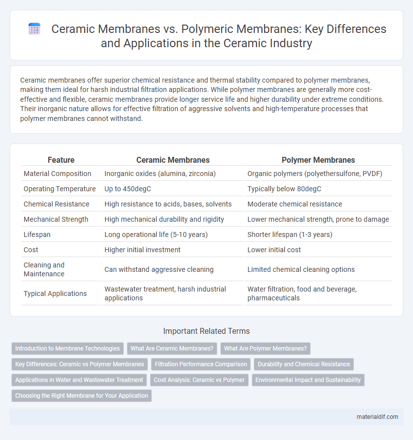 Ceramic Membranes vs. Polymeric Membranes: Key Differences and Applications in the Ceramic Industry