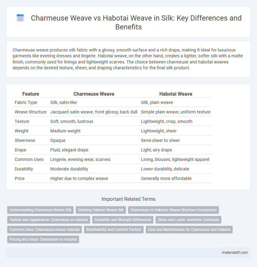 Charmeuse Weave vs Habotai Weave in Silk: Key Differences and Benefits