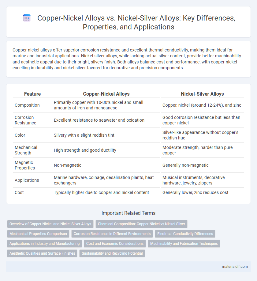 Copper-Nickel Alloys vs. Nickel-Silver Alloys: Key Differences, Properties, and Applications