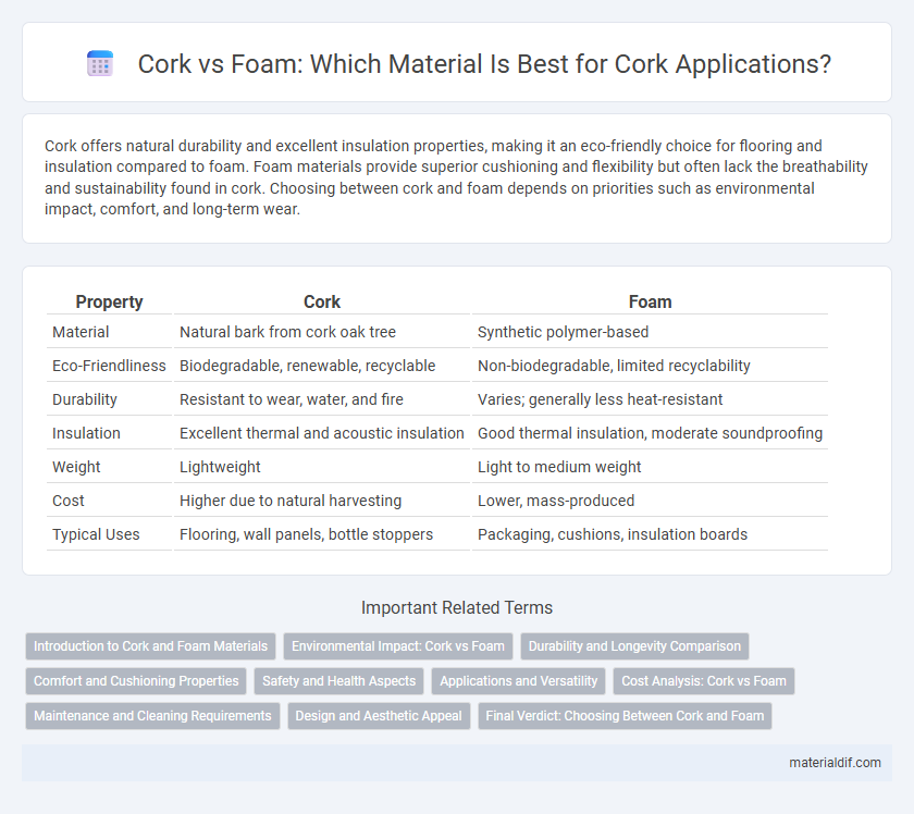 Cork vs Foam: Which Material Is Best for Cork Applications?
