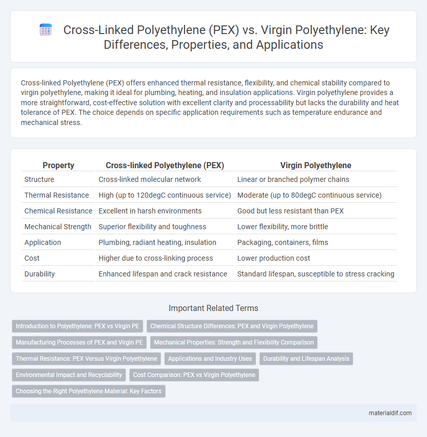 Cross-Linked Polyethylene (PEX) vs. Virgin Polyethylene: Key Differences, Properties, and Applications