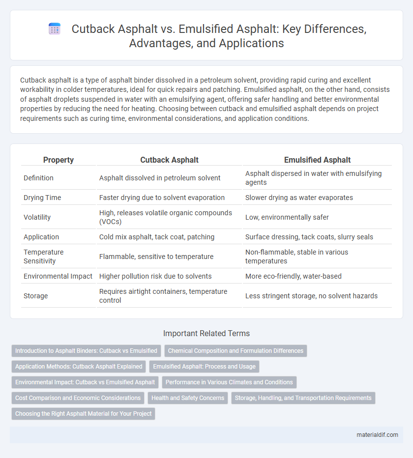 Cutback Asphalt vs. Emulsified Asphalt: Key Differences, Advantages, and Applications
