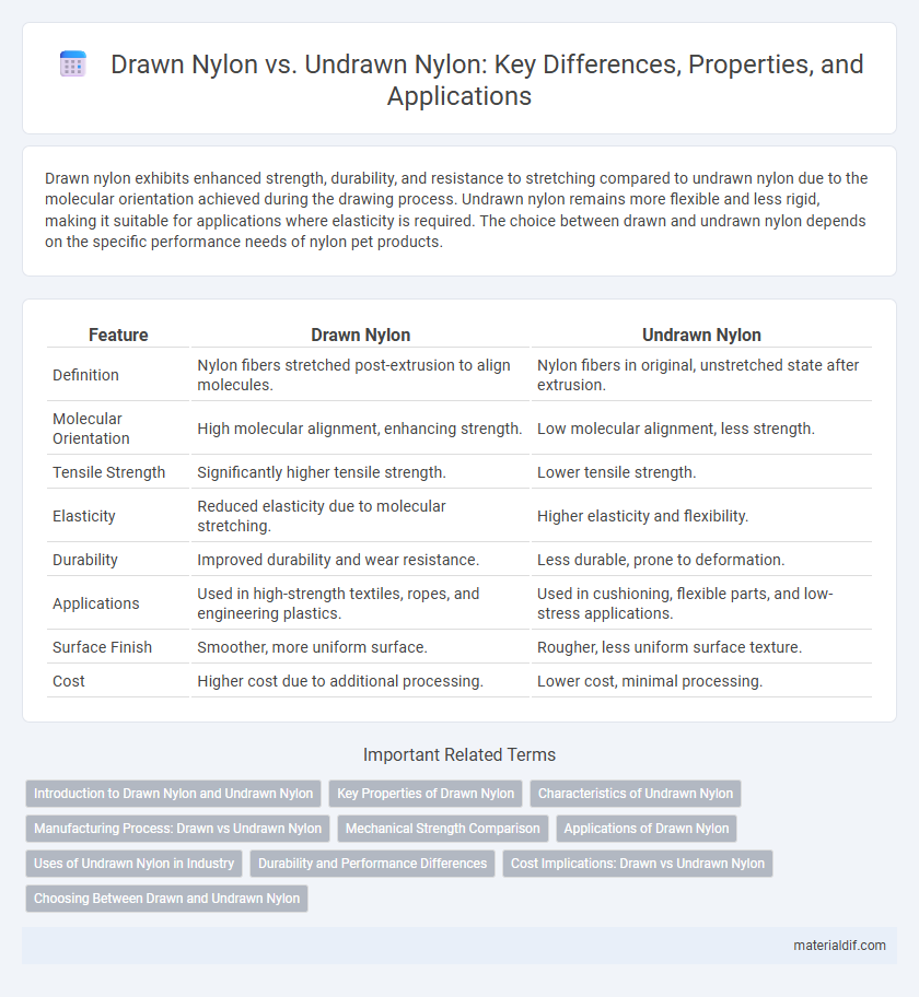 Drawn Nylon vs. Undrawn Nylon: Key Differences, Properties, and Applications
