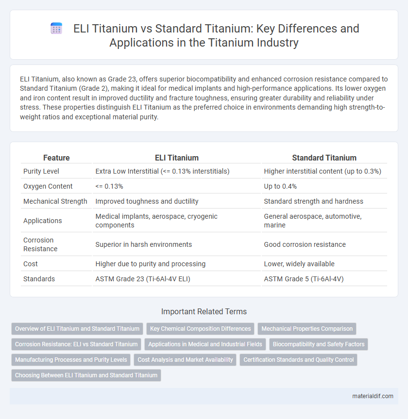 ELI Titanium vs Standard Titanium: Key Differences and Applications in the Titanium Industry