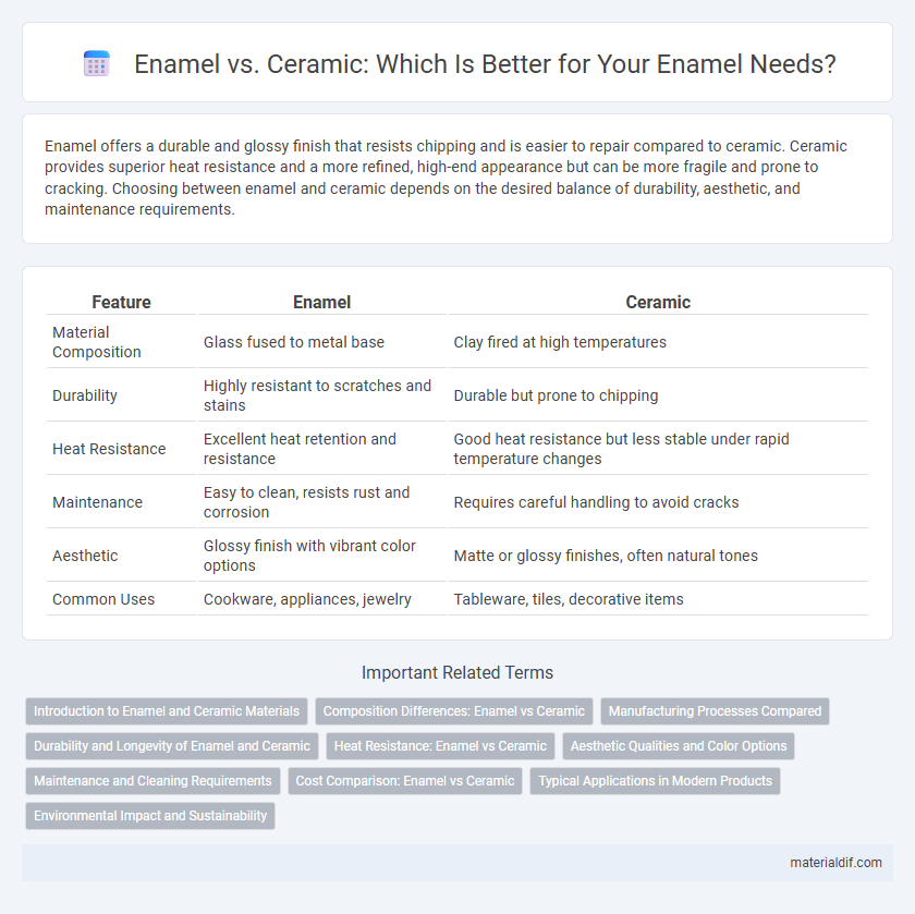 Enamel vs. Ceramic: Which Is Better for Your Enamel Needs?