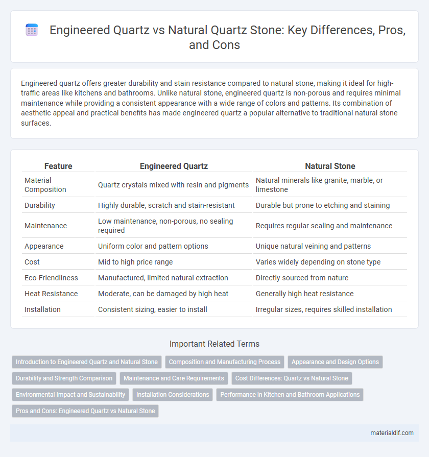 Engineered Quartz vs Natural Quartz Stone: Key Differences, Pros, and Cons