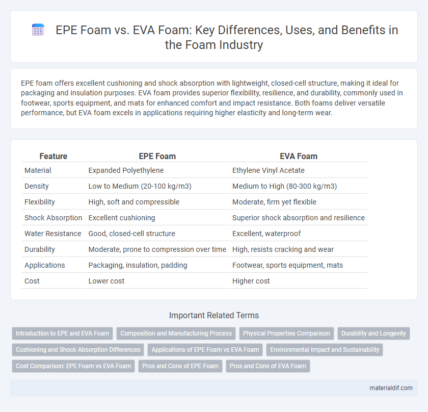 EPE Foam vs. EVA Foam: Key Differences, Uses, and Benefits in the Foam Industry