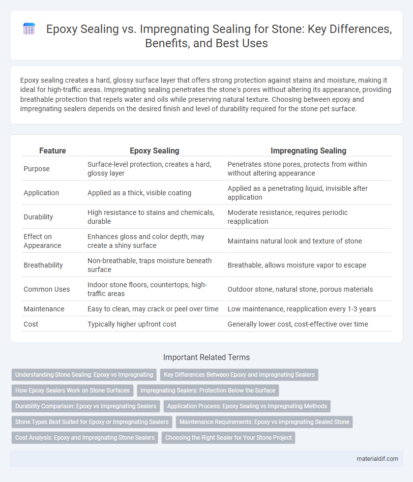 Epoxy Sealing vs. Impregnating Sealing for Stone: Key Differences, Benefits, and Best Uses