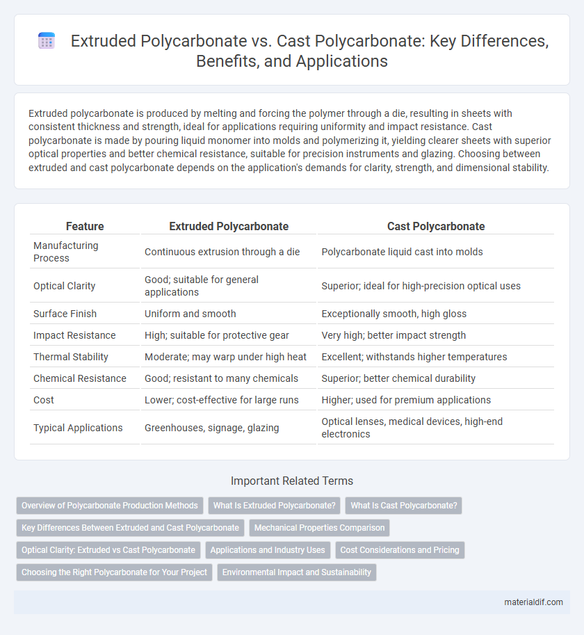 Extruded Polycarbonate vs. Cast Polycarbonate: Key Differences, Benefits, and Applications