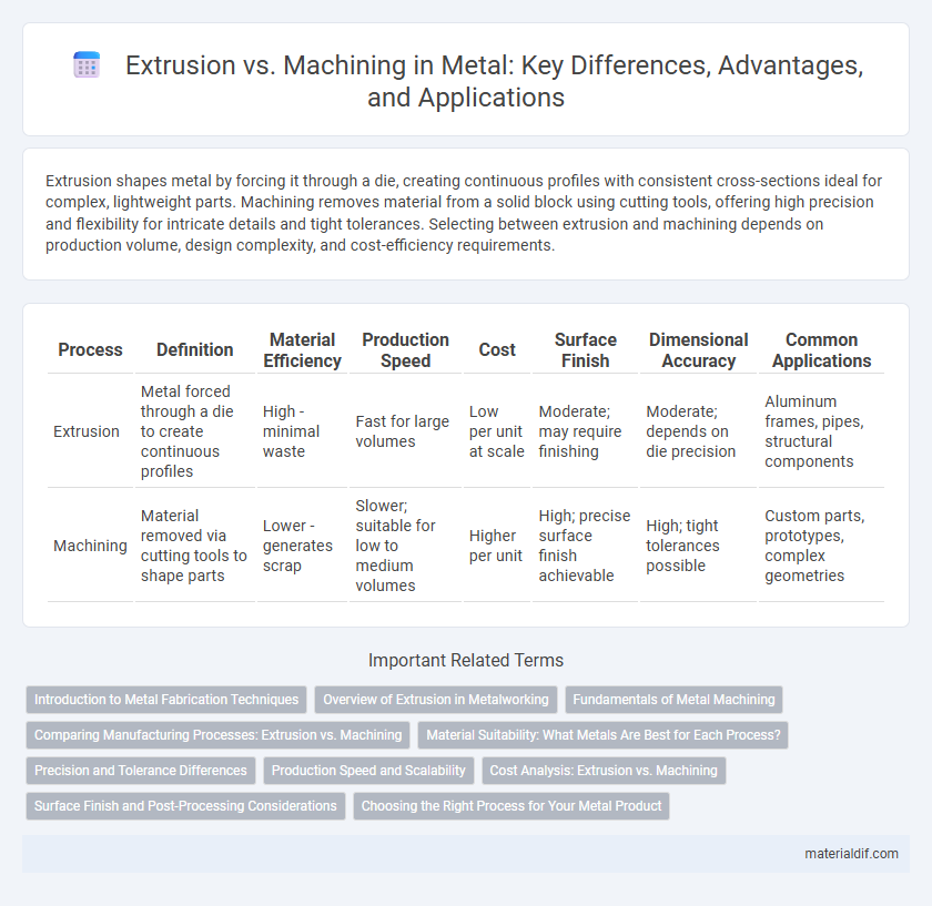Extrusion vs. Machining in Metal: Key Differences, Advantages, and Applications