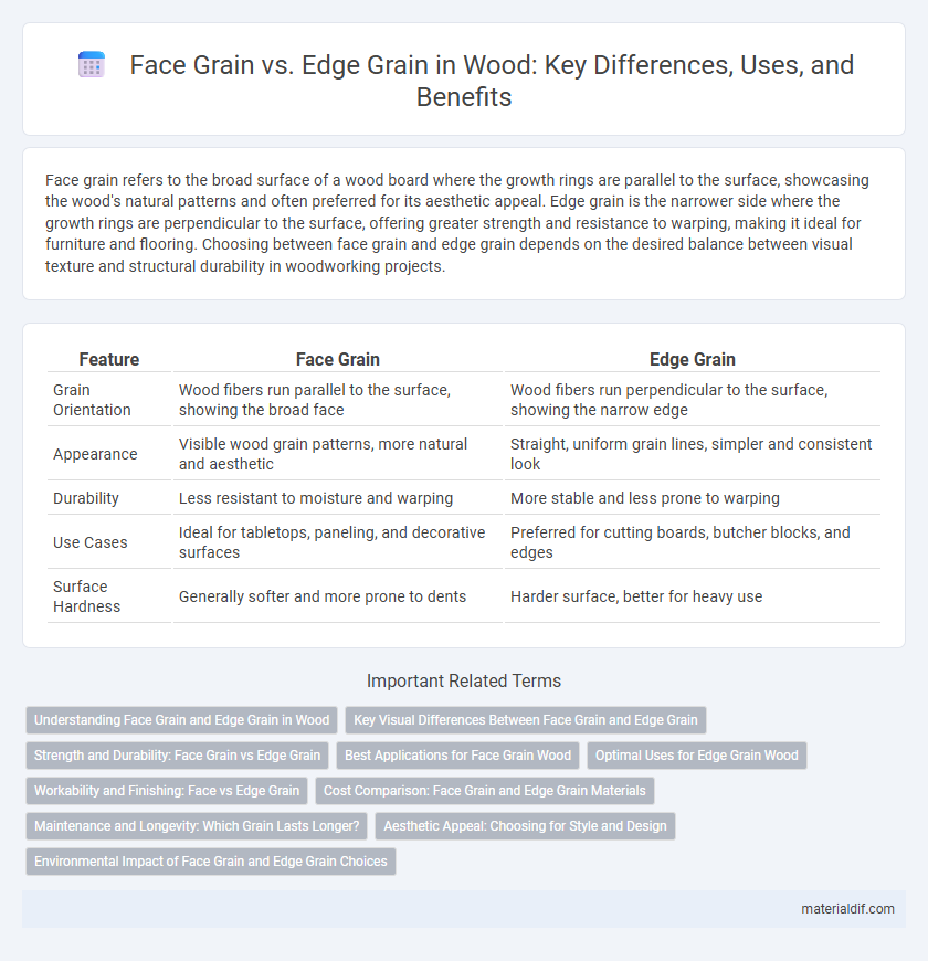 Face Grain vs. Edge Grain in Wood: Key Differences, Uses, and Benefits
