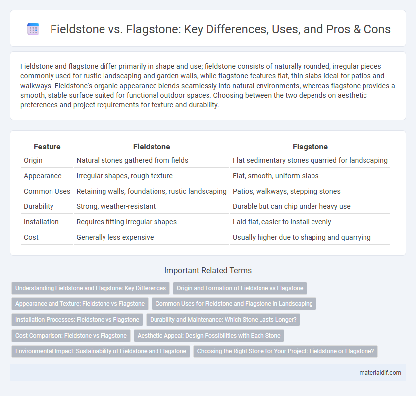Fieldstone vs. Flagstone: Key Differences, Uses, and Pros & Cons