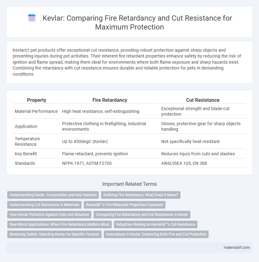 Kevlar: Comparing Fire Retardancy and Cut Resistance for Maximum Protection