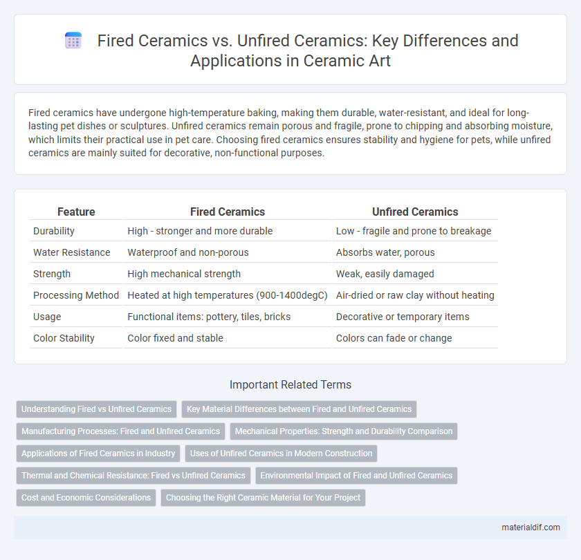 Fired Ceramics vs. Unfired Ceramics: Key Differences and Applications in Ceramic Art