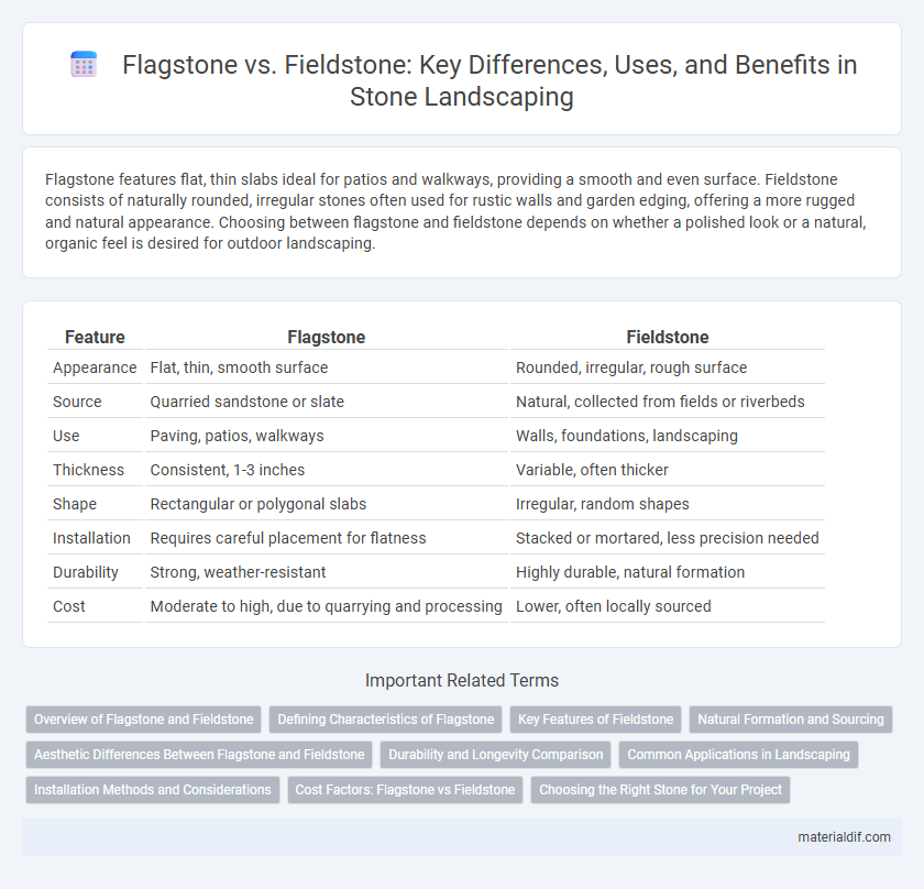 Flagstone vs. Fieldstone: Key Differences, Uses, and Benefits in Stone Landscaping
