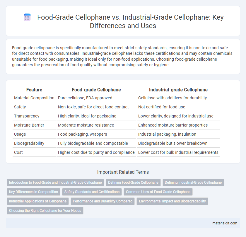 Food-Grade Cellophane vs. Industrial-Grade Cellophane: Key Differences and Uses