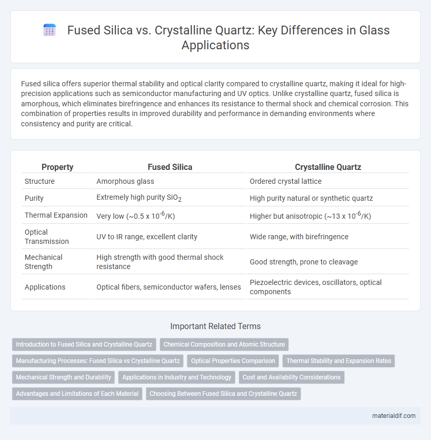 Fused Silica vs. Crystalline Quartz: Key Differences in Glass Applications