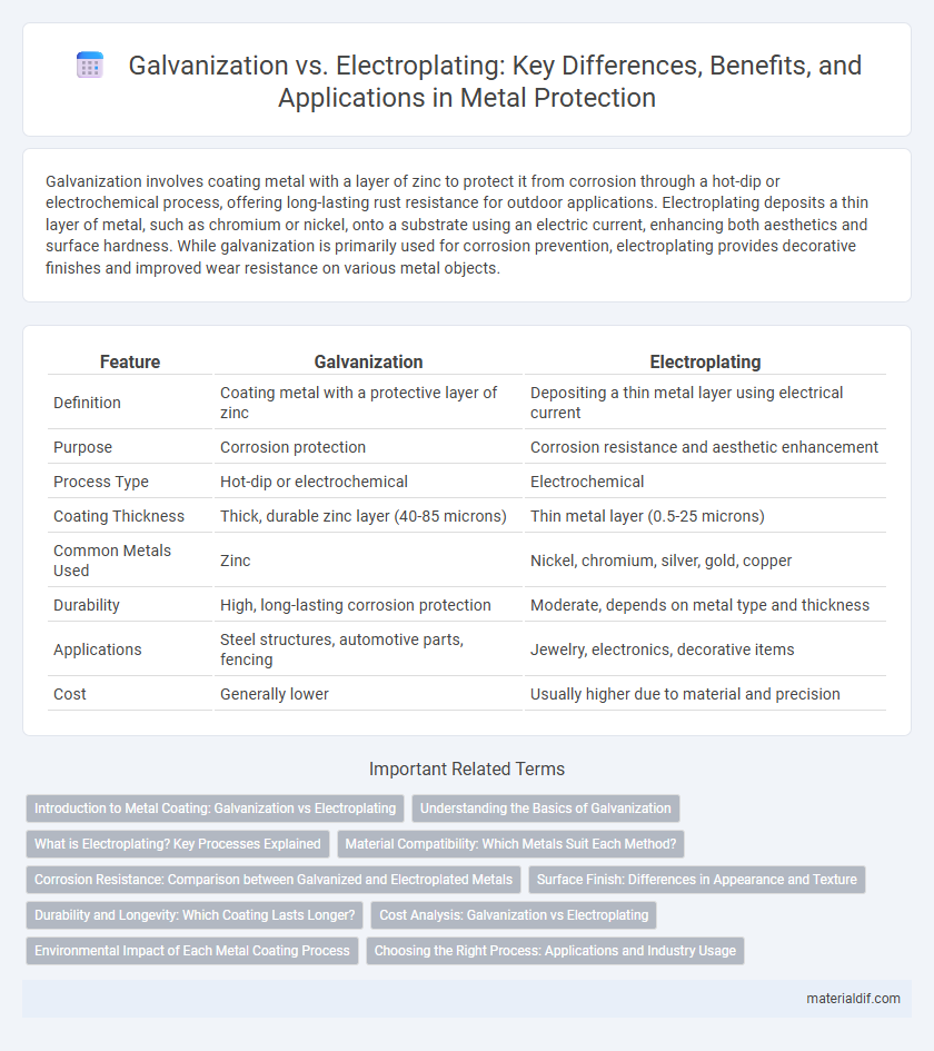 Galvanization vs. Electroplating: Key Differences, Benefits, and Applications in Metal Protection