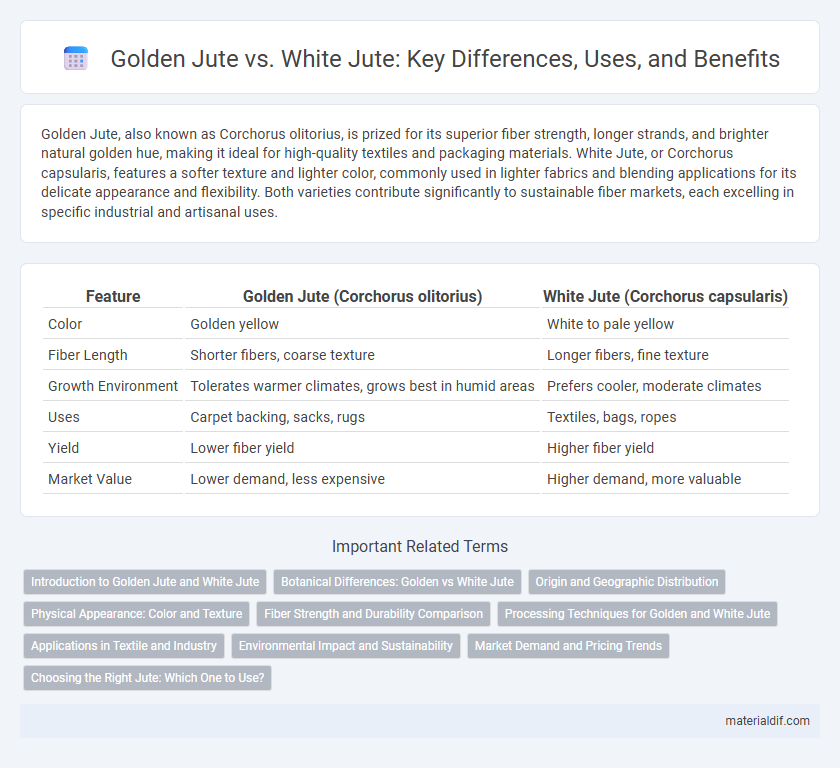 Golden Jute vs. White Jute: Key Differences, Uses, and Benefits
