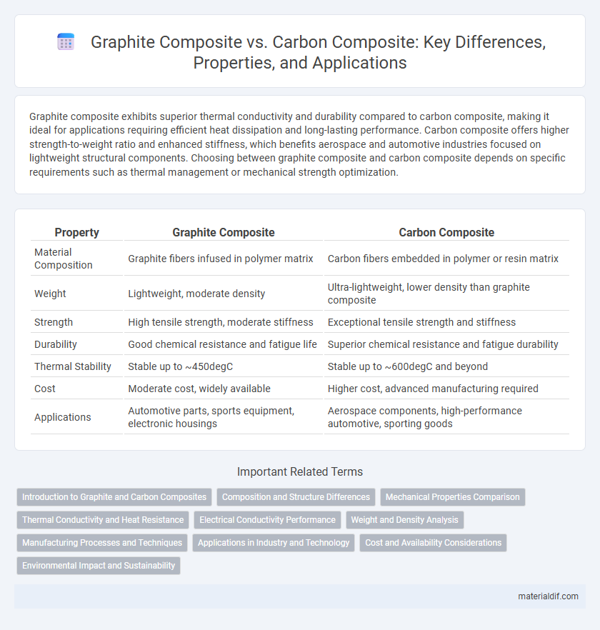 Graphite Composite vs. Carbon Composite: Key Differences, Properties, and Applications
