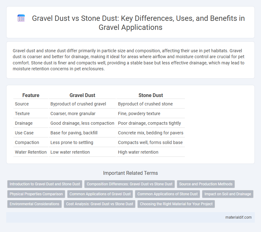 Gravel Dust vs Stone Dust: Key Differences, Uses, and Benefits in Gravel Applications