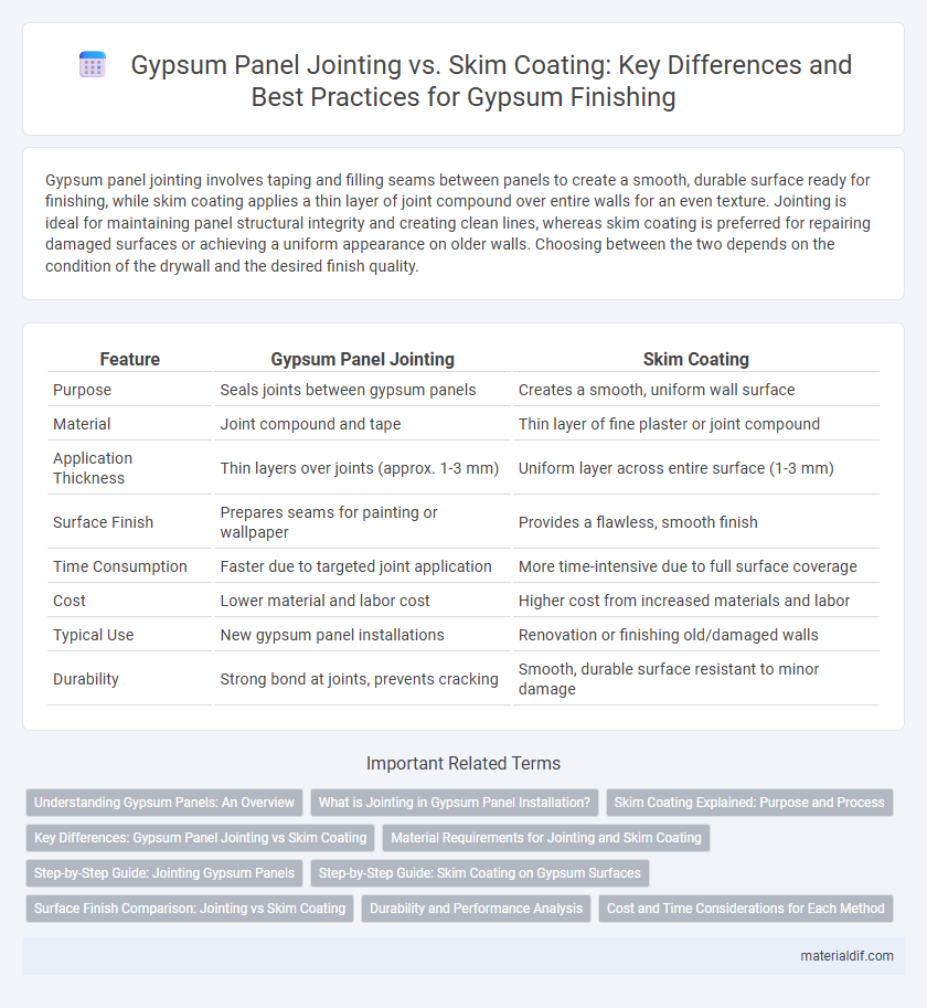 Gypsum Panel Jointing vs. Skim Coating: Key Differences and Best Practices for Gypsum Finishing