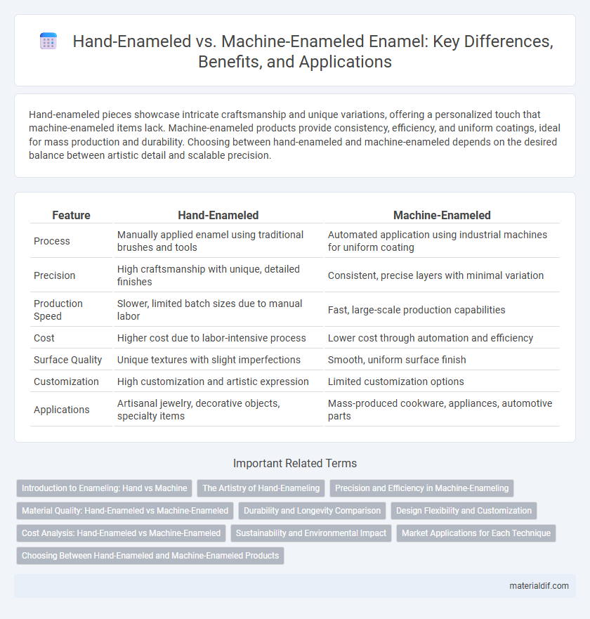 Hand-Enameled vs. Machine-Enameled Enamel: Key Differences, Benefits, and Applications