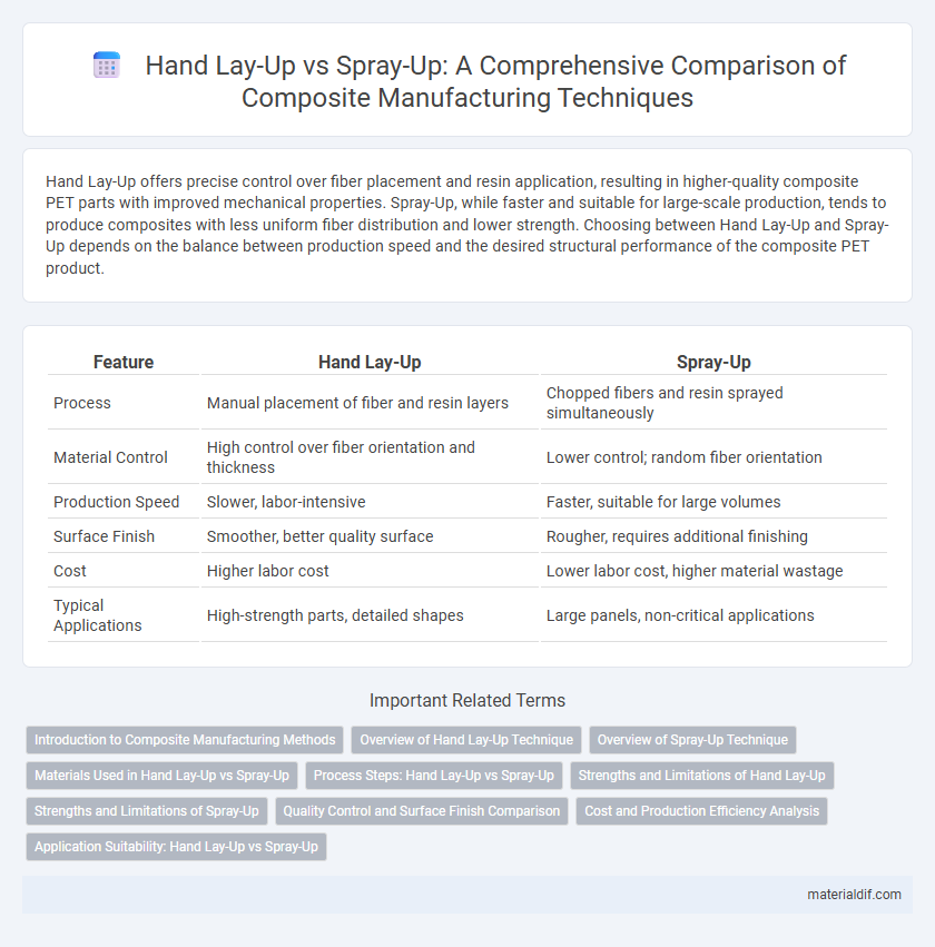 Hand Lay-Up vs Spray-Up: A Comprehensive Comparison of Composite Manufacturing Techniques